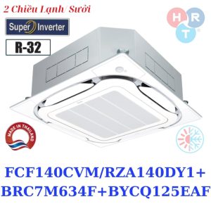 Điều Hòa Skyair Cassette FCF140CVM-RZA140DY1+BRC7M634F+BYCQ125EAF