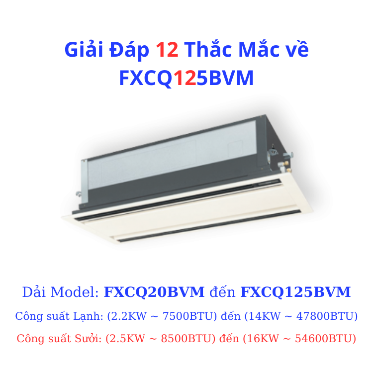 Giải Đáp 12 Thắc Mắc về FXCQ125BVM - HRT